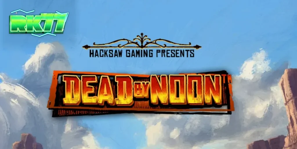 Tampilan visual slot Dead by Noon dengan nuansa Wild West yang mencekam
